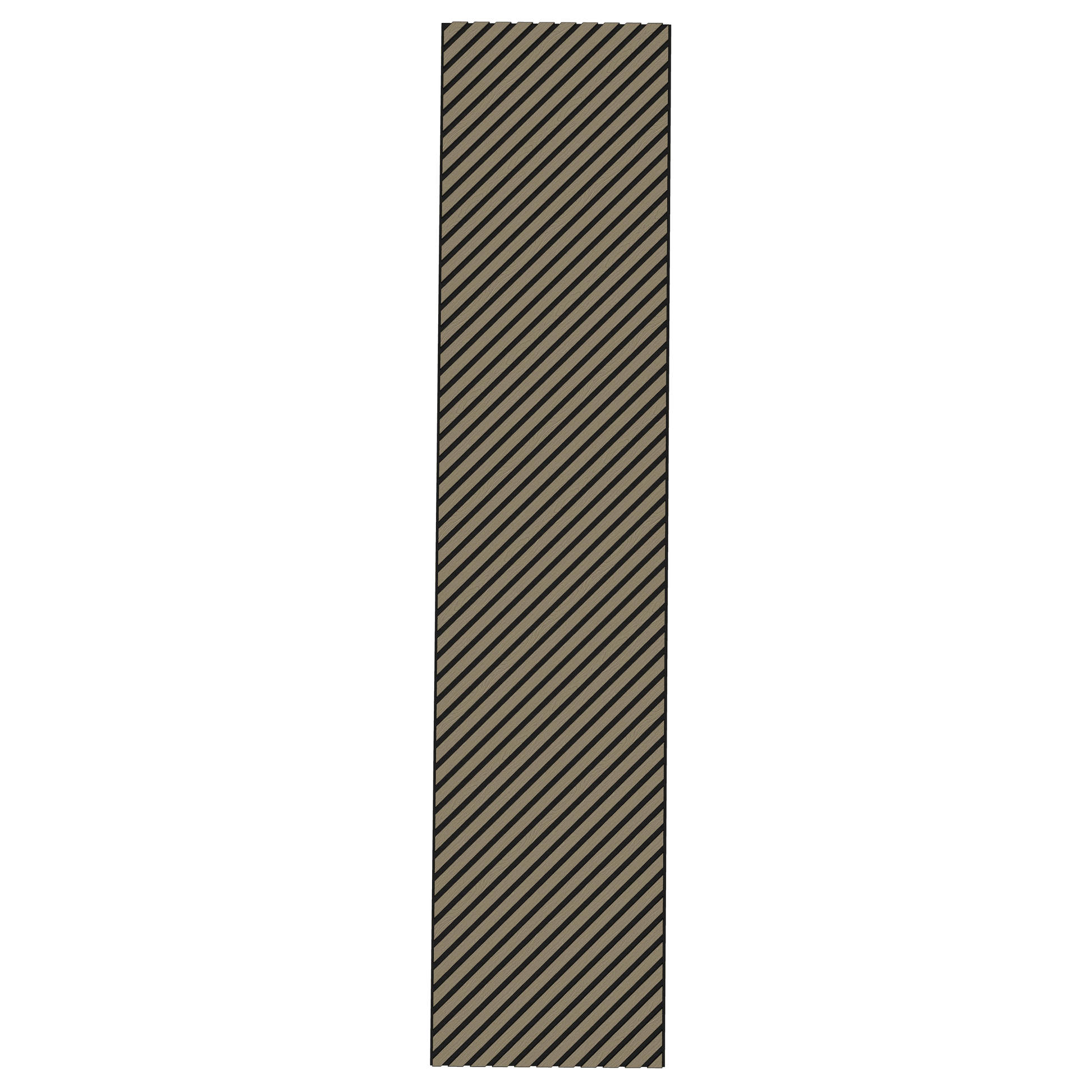 Wall Panelling  -  Walnut Herringbone Acoustic Panel A - Right Up Facing  -  60418251