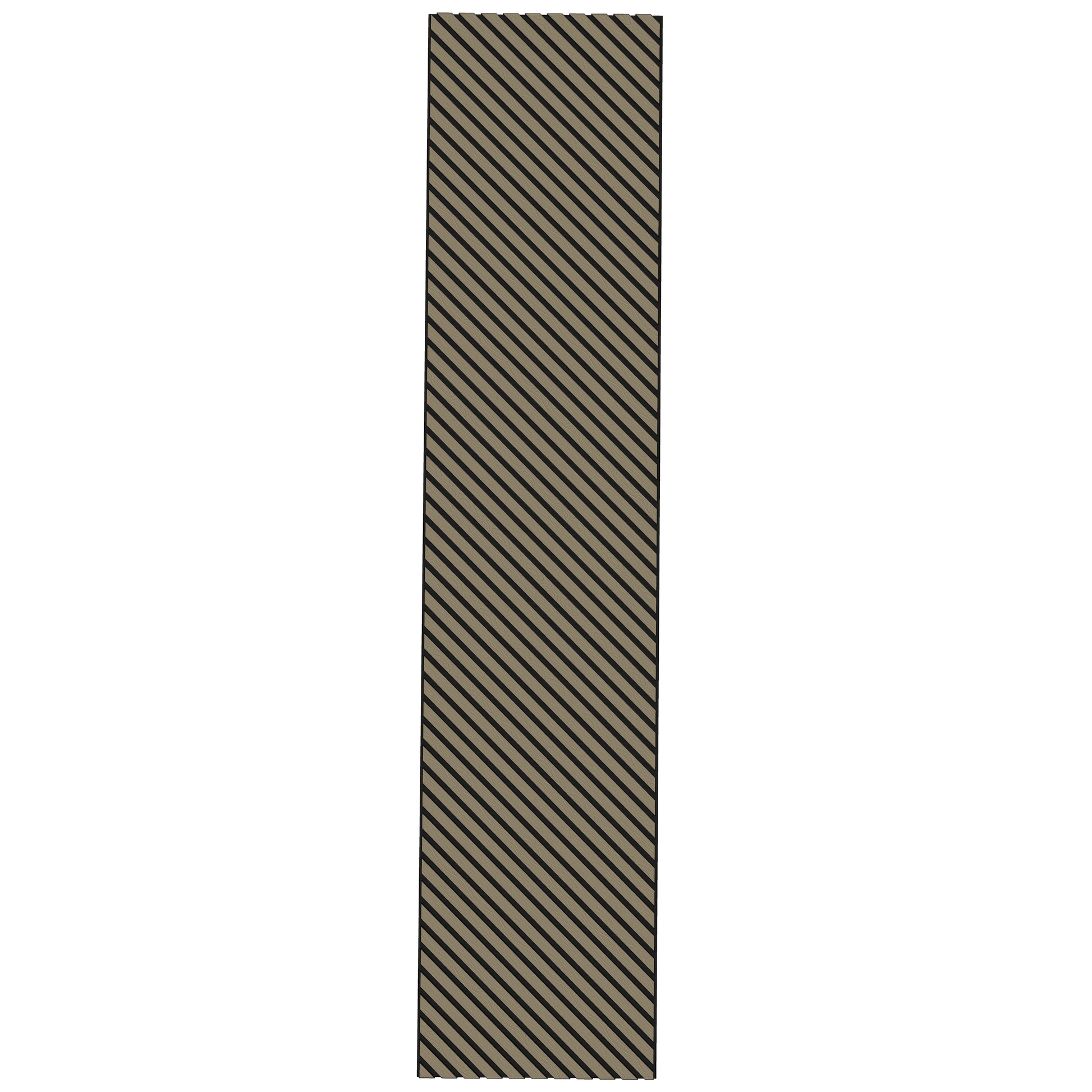 Wall Panelling  -  Walnut Herringbone Acoustic Panel B - Left Up Facing  -  60418252