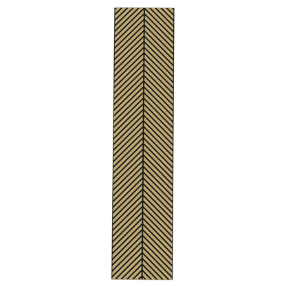 Wall Panelling  -  Slim Herringbone Acoustic Panel - White Oak  -  60418248