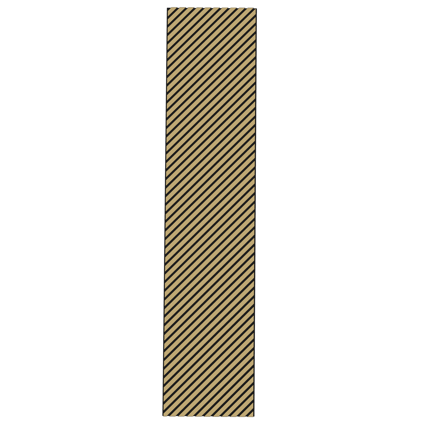 Wall Panelling  -  White Oak Herringbone Acoustic Panel A - Right Up Facing  -  60418253