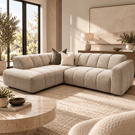 Furniture  -  Opulent Corner Sofa w/ Electric Powered Footrest - LHF  -  60488134