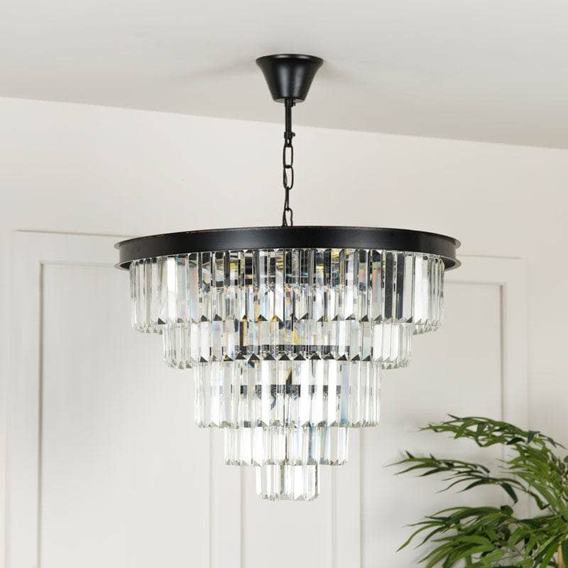Lights  -  Washington Medium 5 Light Pendant Light - Black  -  60008872