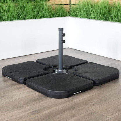 Gardening  -  Weatherking 4 Piece Parasol Base 15L  -  60009022