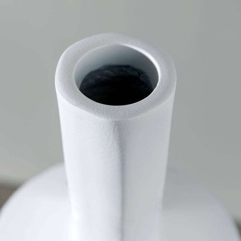Homeware - White & Black Ripple Vase - 90cm  -  60008134