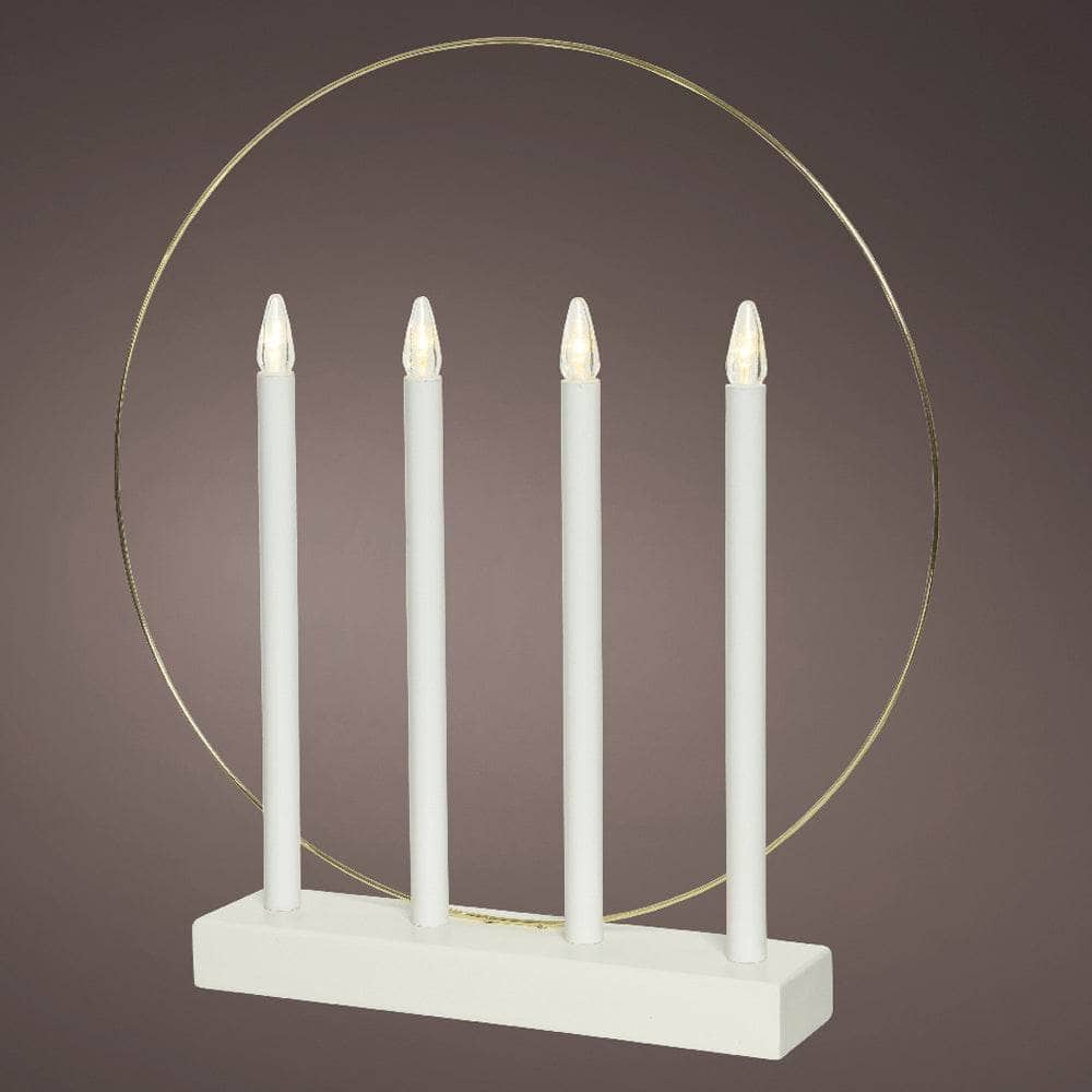 Led Window White Soft White Window Candle Lights 40cm Battery Operated Light Up White