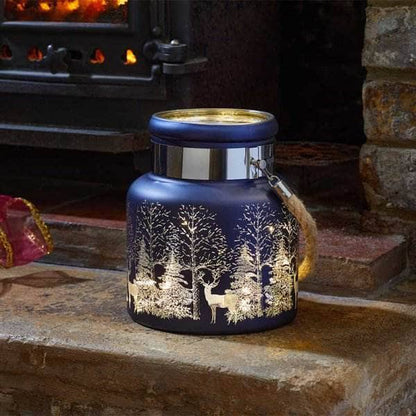 Christmas  -  Wonderland Lantern - Sapphire  -  60008195