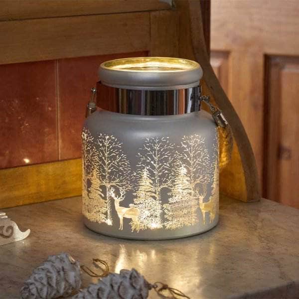 Christmas  -  Wonderland Lantern - Silver  -  60008194