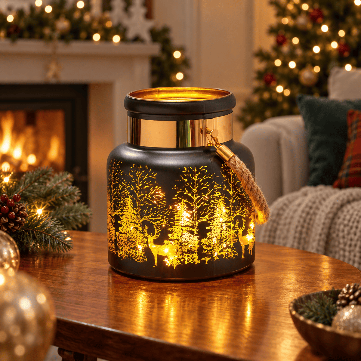 Christmas  -  Wonderland Lantern - Onyx  -  60487701
