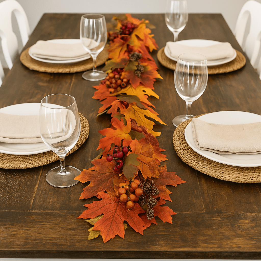 Homeware  -  Autumn Maple Leaf Garland - 180cm  -  60450867