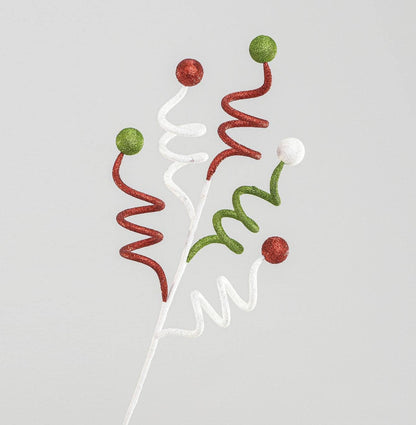 Christmas  -  Red & White Swirl Candy Spray  -  60011517
