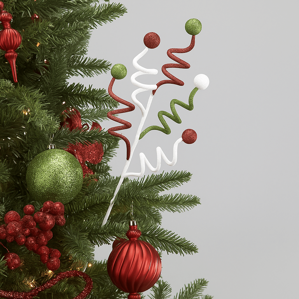 Christmas  -  Red & White Swirl Candy Spray  -  60011517