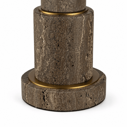 YS 12-0017-1ST Iron & Silver Table Lamp with Linen Shade