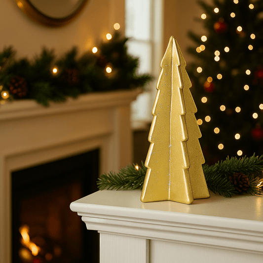 Christmas  -  Champagne Ceramic Tree Ornament - 22cm  -  60450839