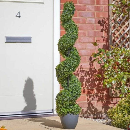 Gardening  -  Artificial Topiary Twirl Plant 120cm  -  60006439