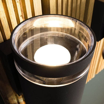 Lights  -  Avignon Up & Down Wall Light Black  -  60006367