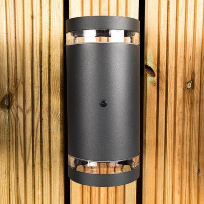 Lights  -  Avignon Wall Light with Photocell Black  -  60006368