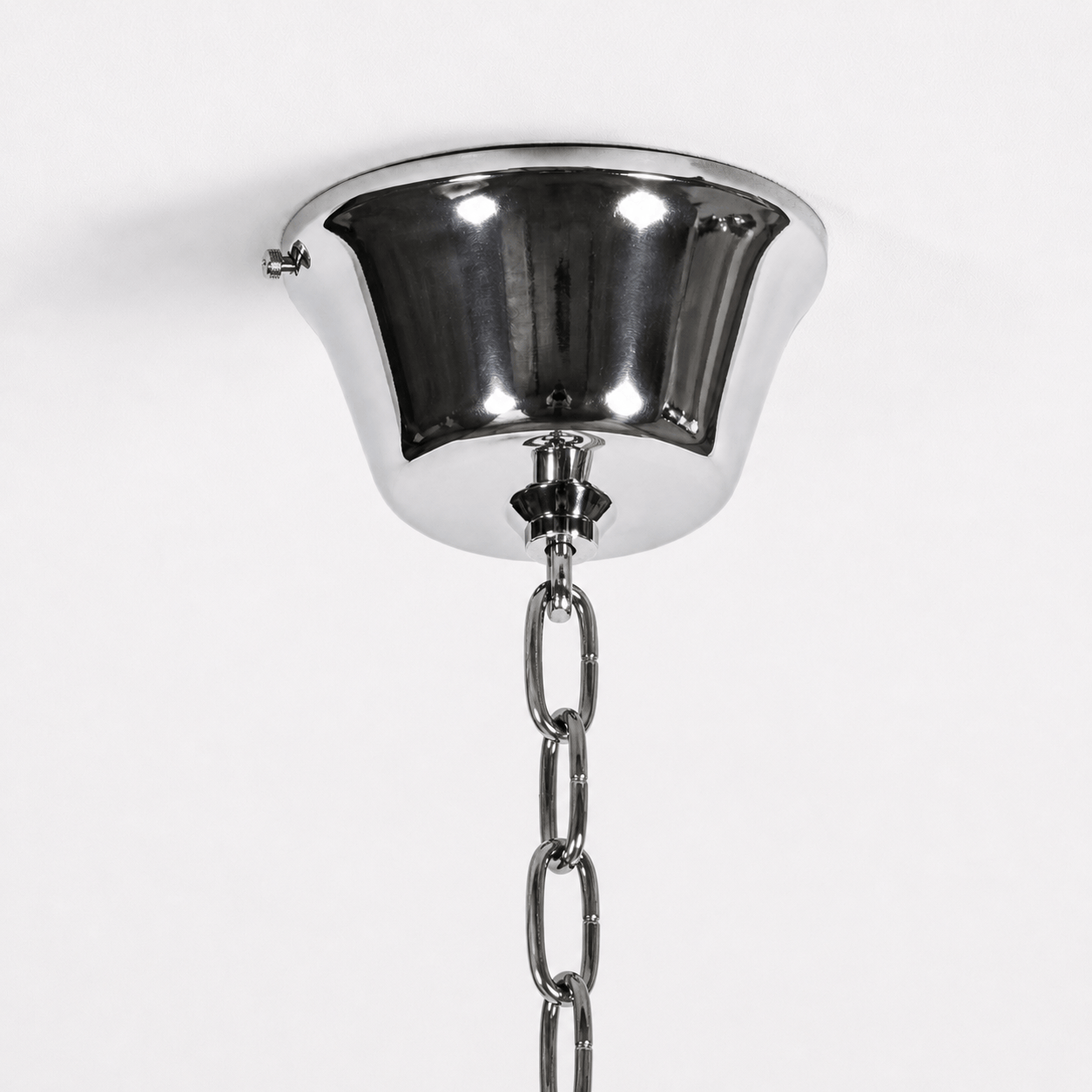 Lights  -  YS 10-1047-1PN Nickel Chandelier with Clear Glass  -  60485108