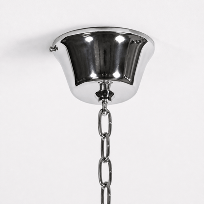 Lights  -  YS 10-1047-1PN Nickel Chandelier with Clear Glass  -  60485108