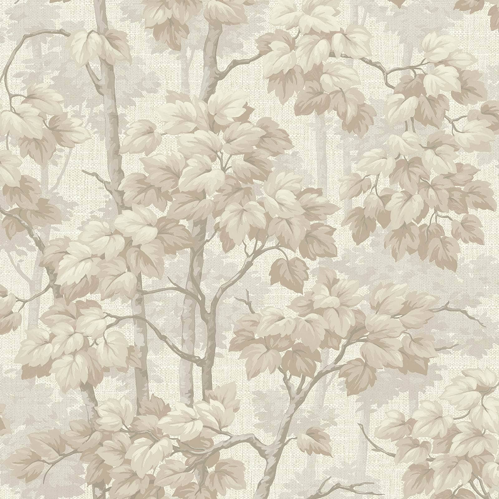 Wallpaper  -  Belgravia Giorgio Beige Tree Wallpaper - 60005532  -  60005532