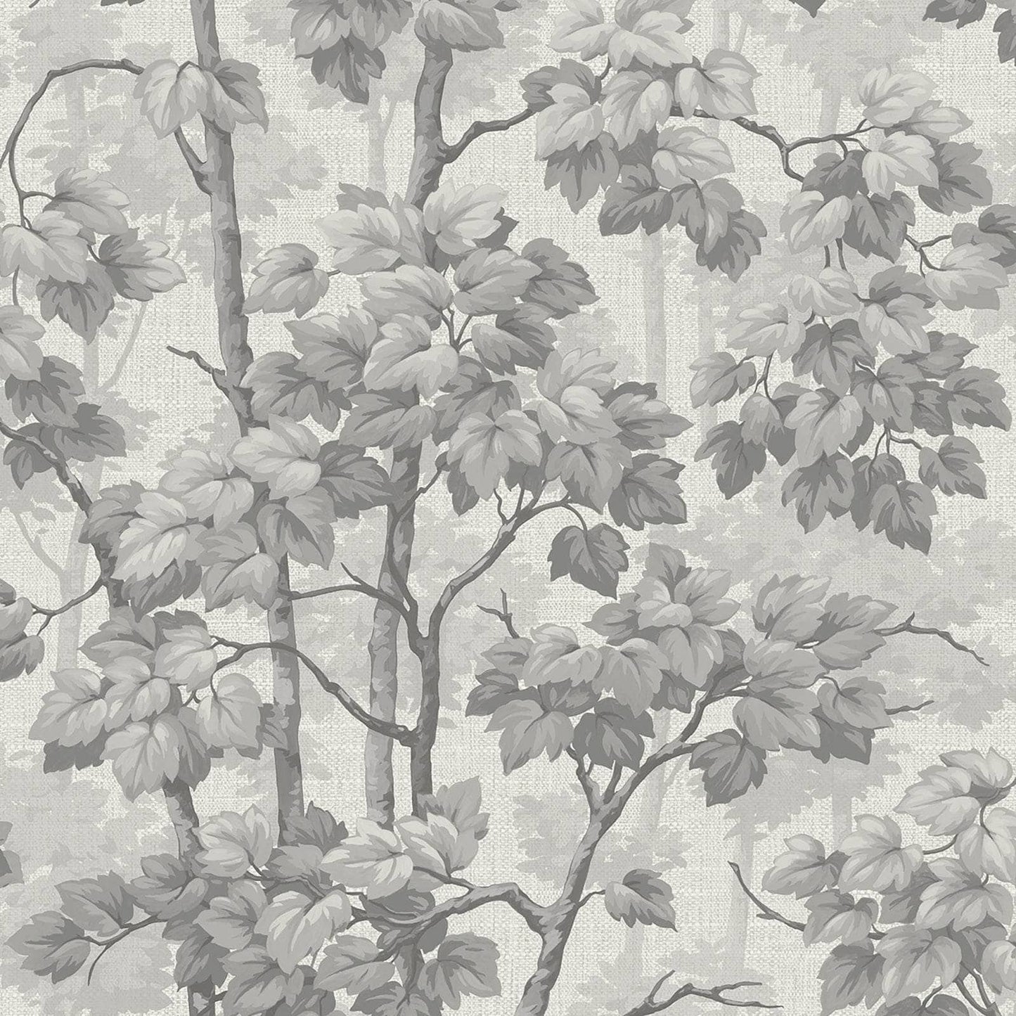Wallpaper  -  Belgravia Giorgio Soft Silver Tree Wallpaper - 60005533  -  60005533