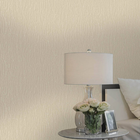 Wallpaper  -  Belgravia Tiffany Beige Texture Wallpaper - 60005514  -  60005514