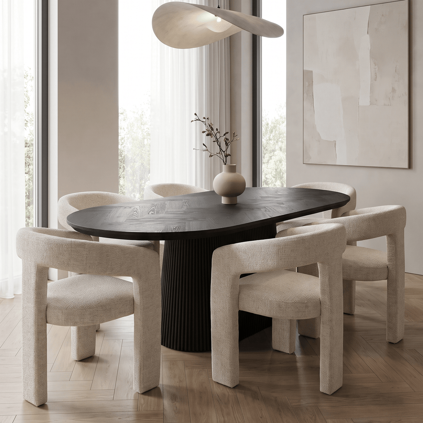 Furniture  -  Bonito 2M Dining Table & 6 Heidi Chairs  -  60485210