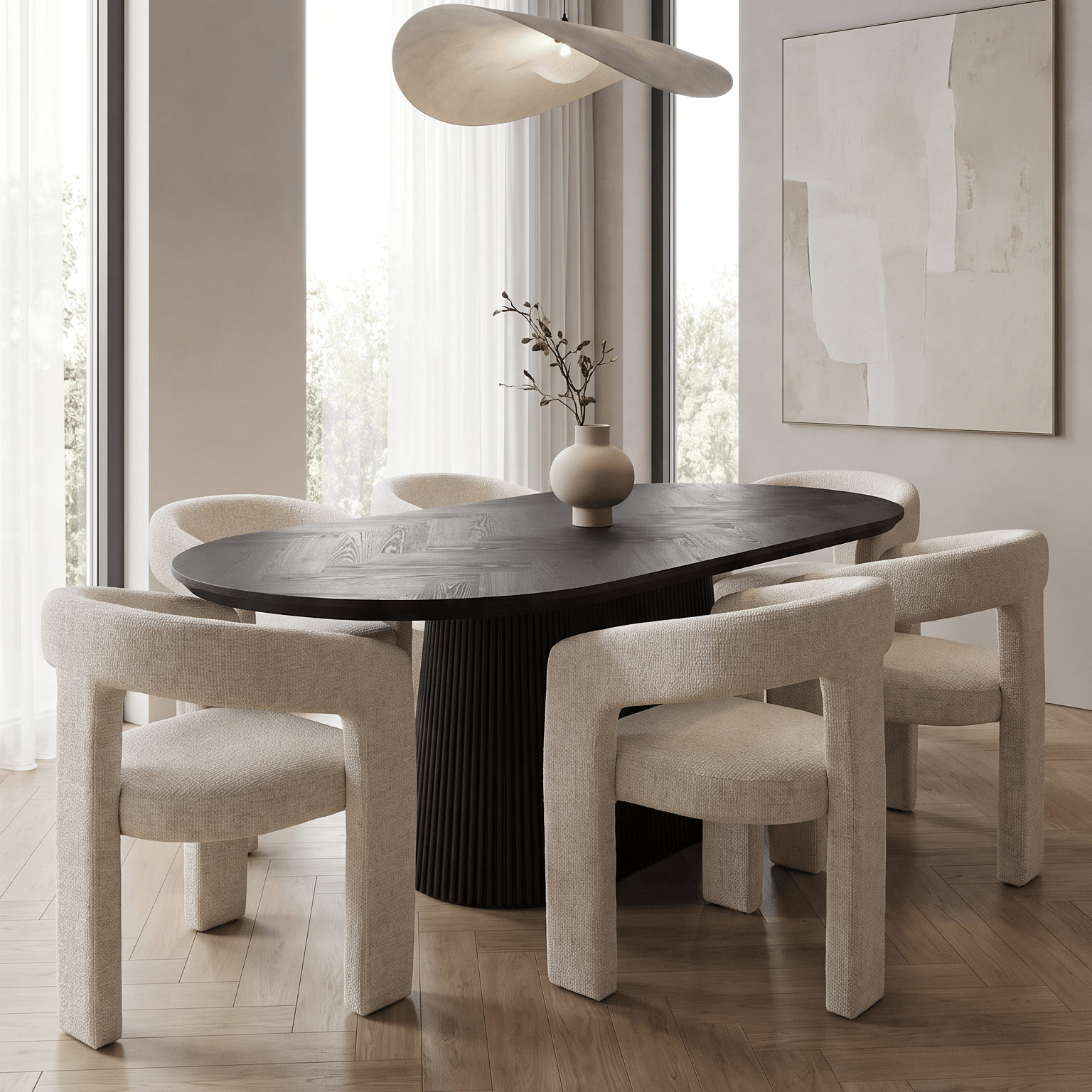 Furniture  -  Bonito 2M Dining Table & 6 Heidi Chairs  -  60485210