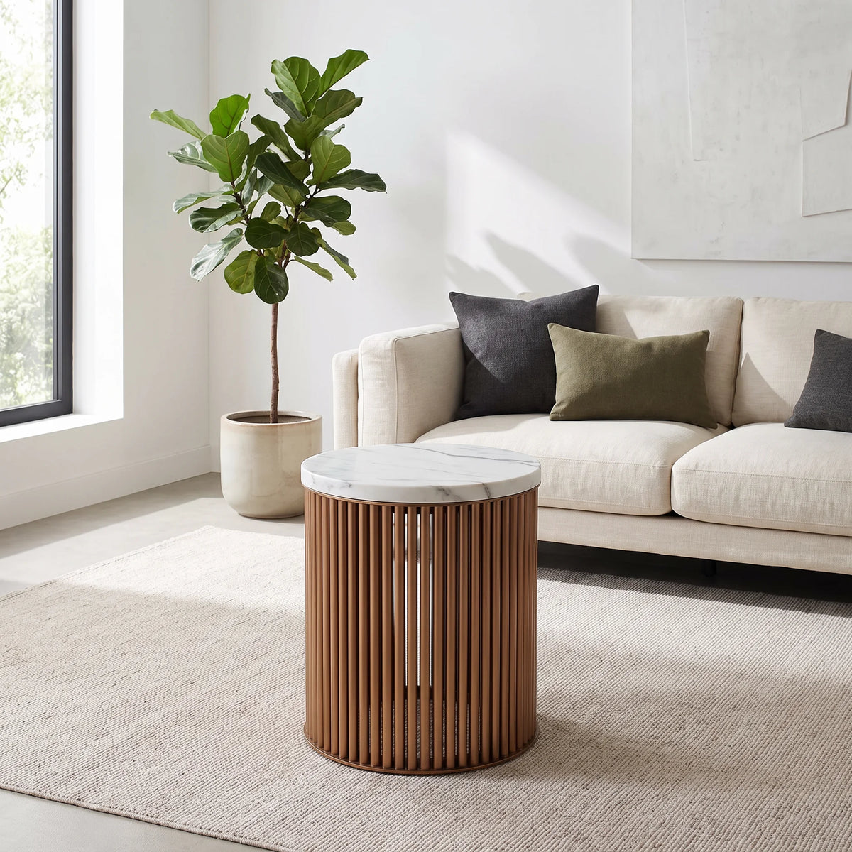 Furniture  -  Enzo Side Table - Bronze  -  60487312