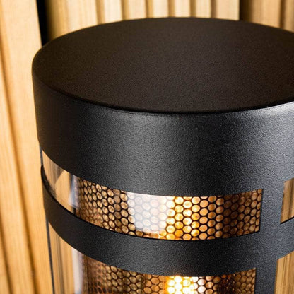 Lights  -  Clermont Mesh Wall Light Black  -  60006369