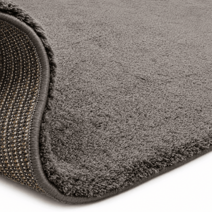 Rugs  -  Asiatic Como Charcoal Rug - Various Sizes  - 