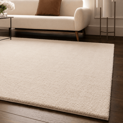 Rugs  -  Asiatic Como Ivory Rug - Various Sizes  - 
