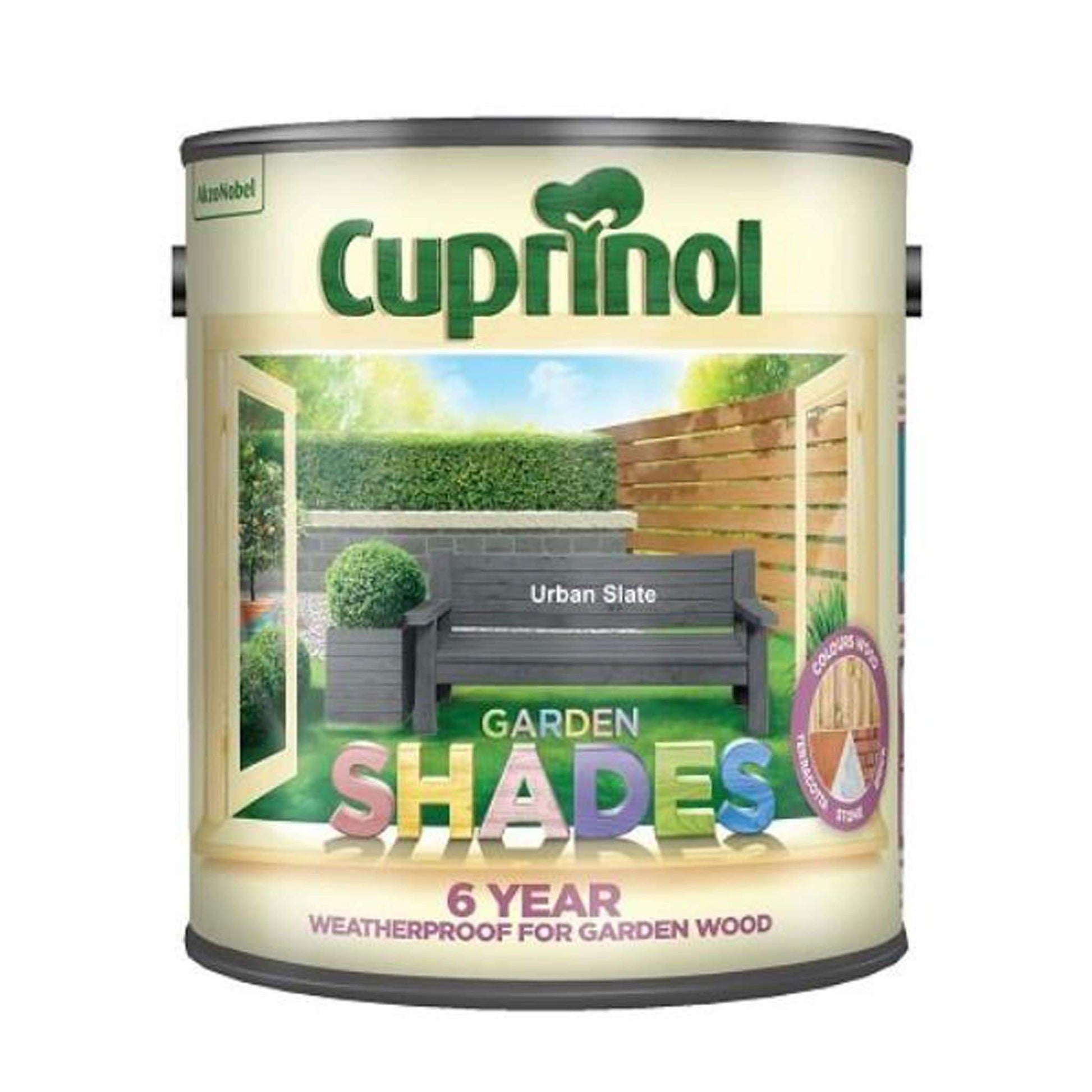 Paint  -  Cuprinol Garden Shade 2.5L Urban Slate  -  50149552