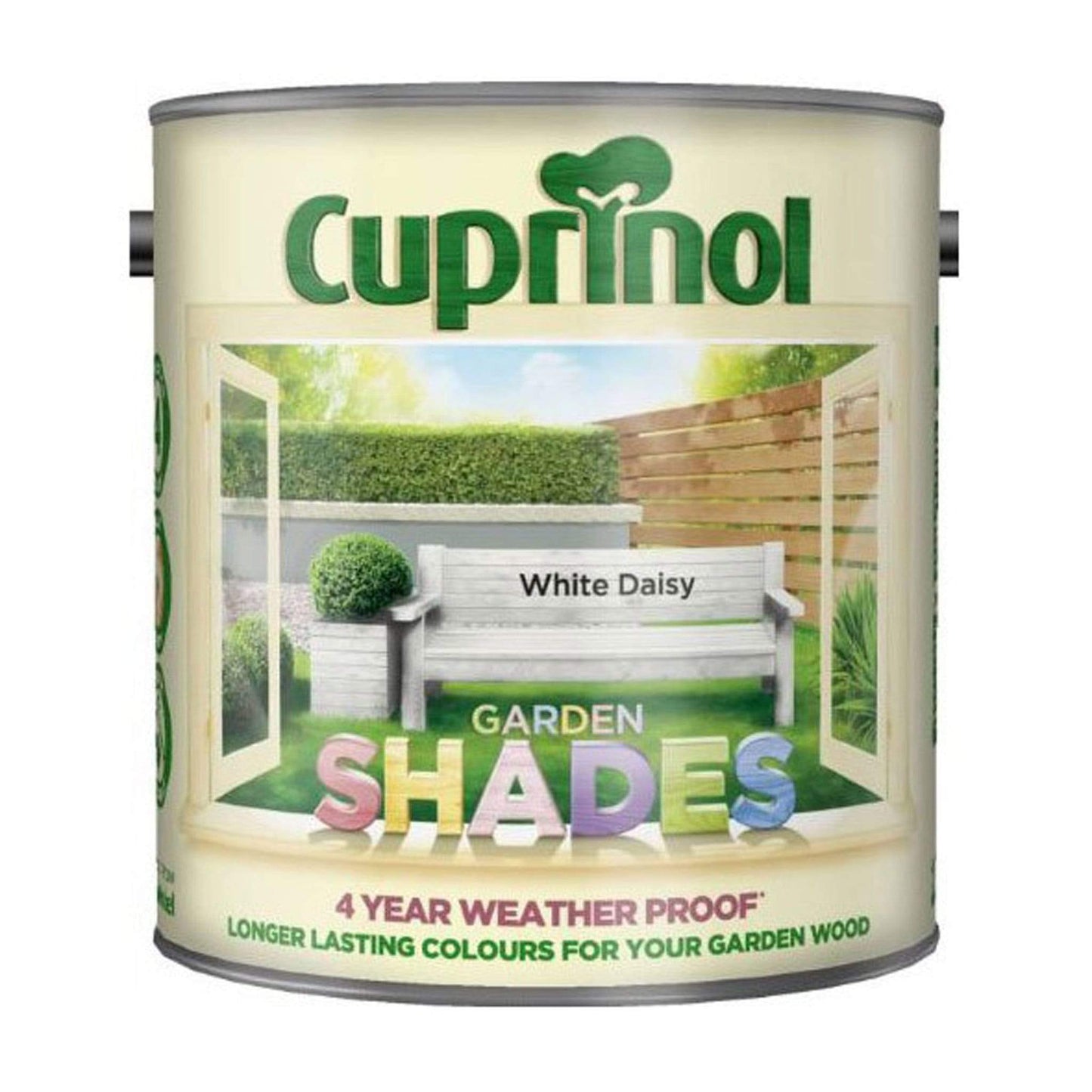 Paint  -  Cuprinol Garden Shade 2.5L White Daisy  -  50149553