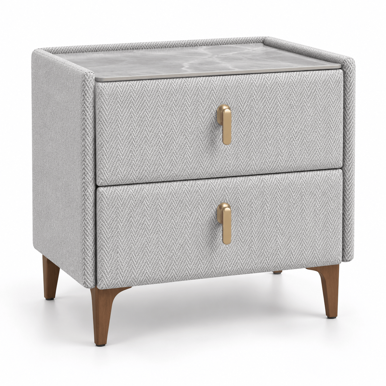 Furniture  -  Munich Bedside Table - Grey  -  60487297