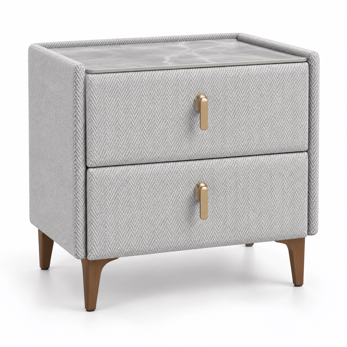 Furniture  -  Munich Bedside Table - Grey  -  60487297