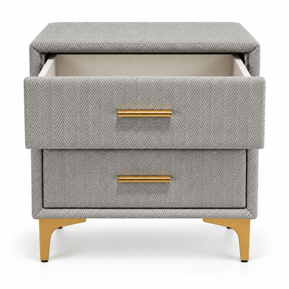 Furniture  -  Cologne Bedside Table - Grey  -  60487295