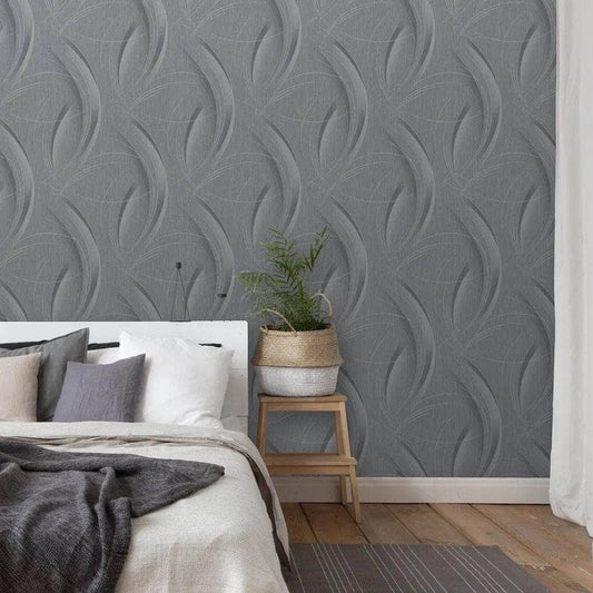 Wallpaper  -  Erismann Fashion For Walls Light  Grey Circles Wallpaper -10218-10  -  60005523