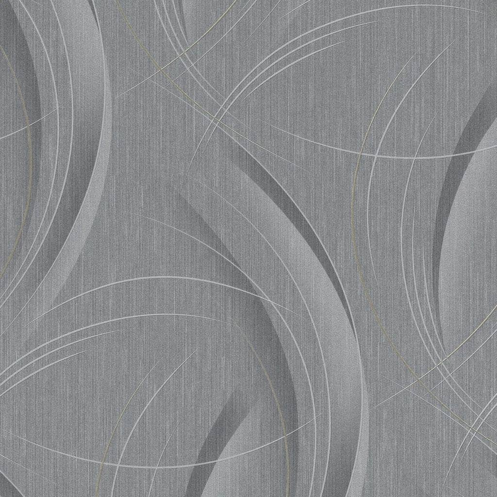 Wallpaper  -  Erismann Fashion For Walls Light  Grey Circles Wallpaper -10218-10  -  60005523