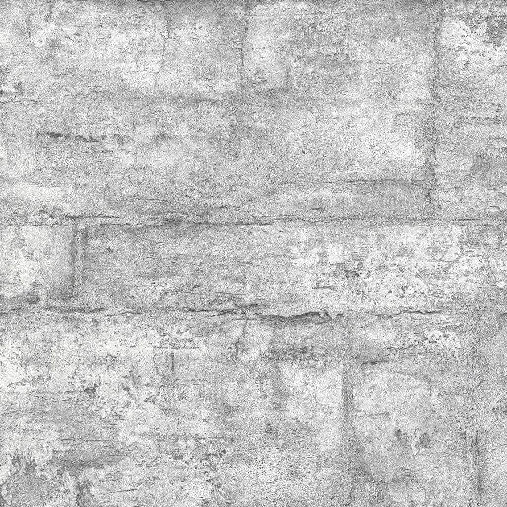 Wallpaper  -  Erismann Fashion For Walls Light Grey Stone Wallpaper - 10222-31  -  60005516