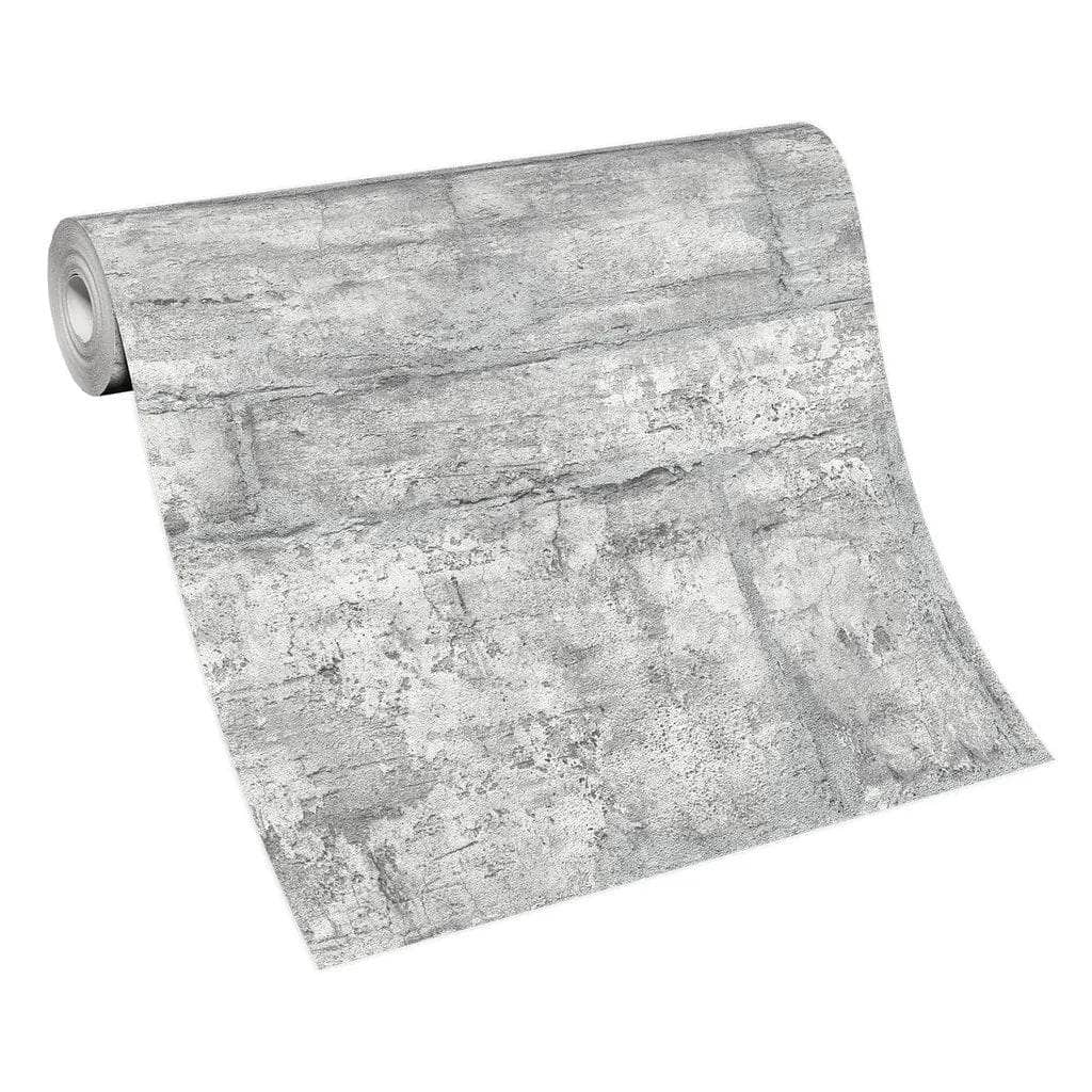 Wallpaper  -  Erismann Fashion For Walls Light Grey Stone Wallpaper - 10222-31  -  60005516