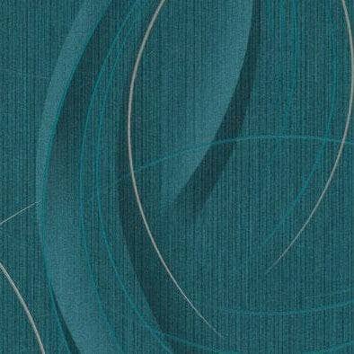 Wallpaper  -  Erismann Fashion For Walls Teal Circles Wallpaper - 10218-19  -  60005522