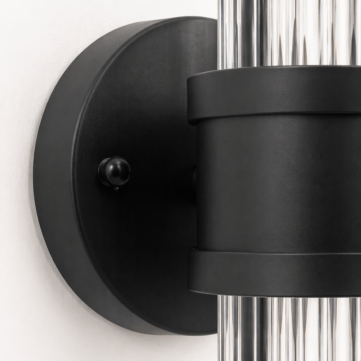 Lights  -  YS 11-1321-2BL Wall Light with Clear Glass - Black  -  60485105