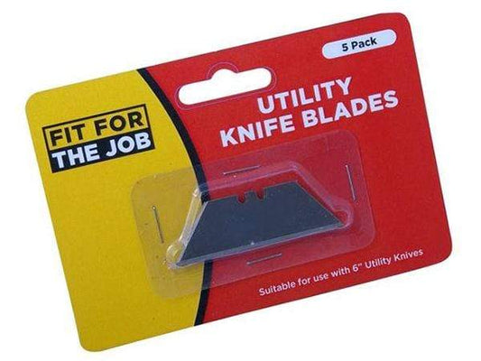 Paint  -  Fit For The Job Heavy Duty Utility Blades - 5Pk (01463118)  -  01463118