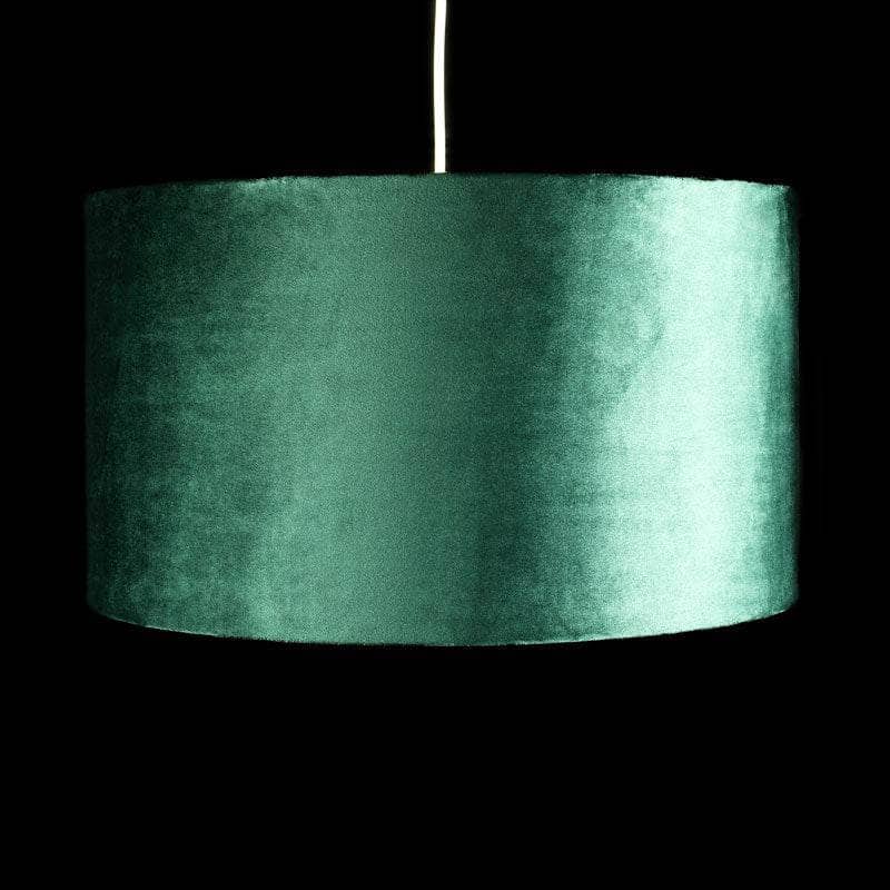 Lights  -  Forli Green Velvet Light Shade - 50cm  -  60006152