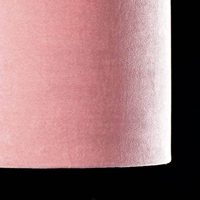 Lights  -  Forli Pink Velvet Light Shade - 28cm  -  60006161
