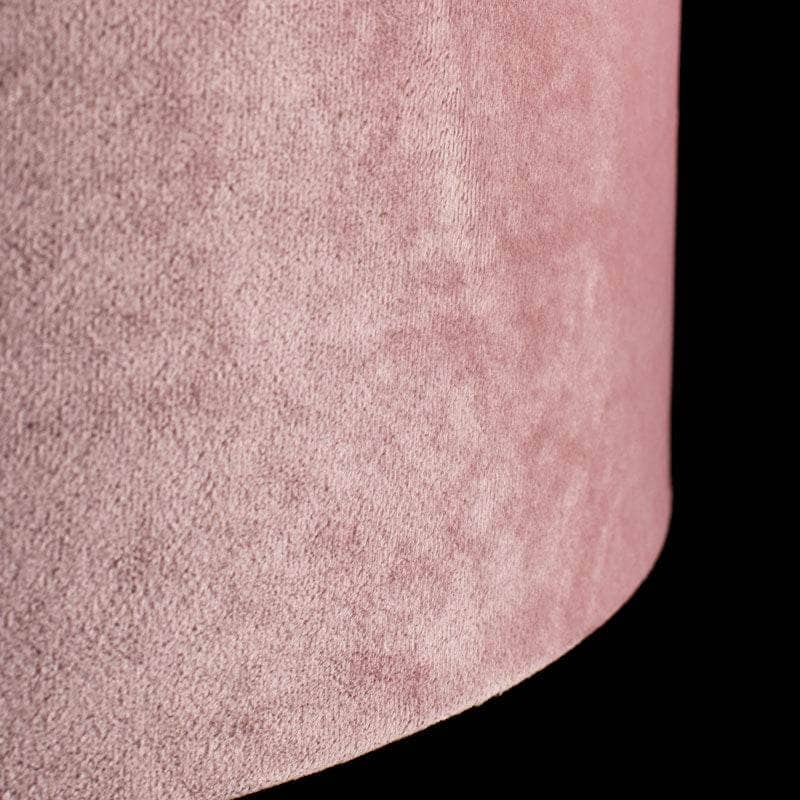 Lights  -  Forli Pink Velvet Light Shade - 38cm  -  60006160