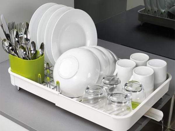 Kitchenware  -  Joseph Joseph White Expandable Dish Rack  -  50120428