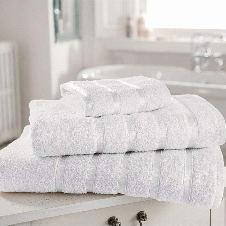 Homeware  -  Kensington White Egyptian Cotton Towels  - 