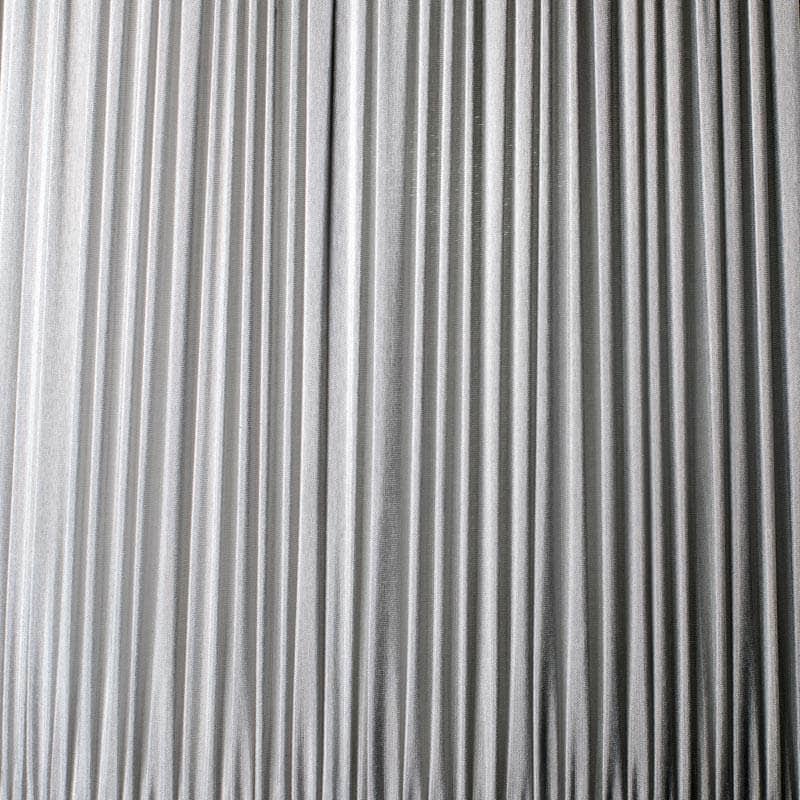 Lights  -  Laura Ashley Hemsley Pleated Silk Light Shade Silver - 16 inch  -  60006279