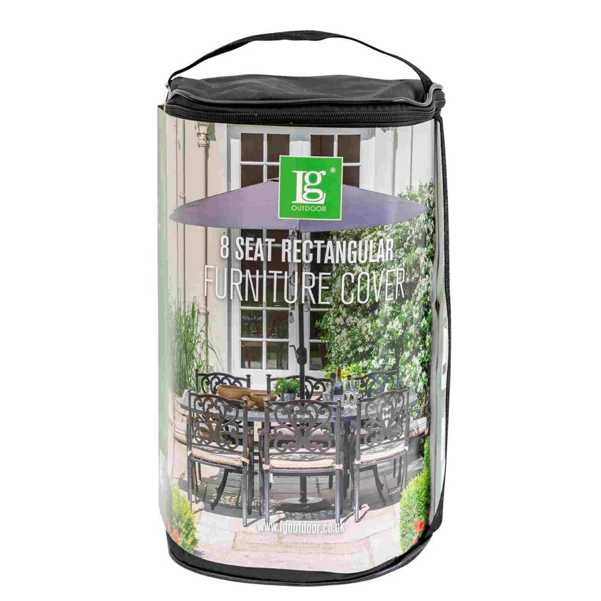 Leisure Grow 8 Seat Rectangular Garden Furniture Cover Taskers Online